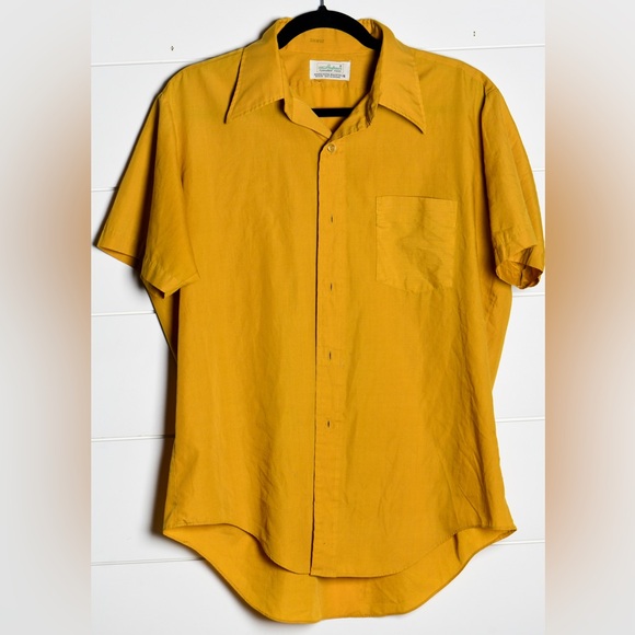 Matt Andrews Mens Button Down Short Sleeve Dress Shirt - Picture 1 of 3